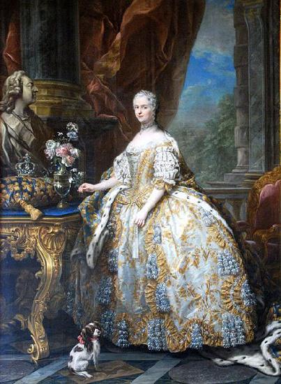 unknow artist Marie Leczinska, Reine de France oil painting image